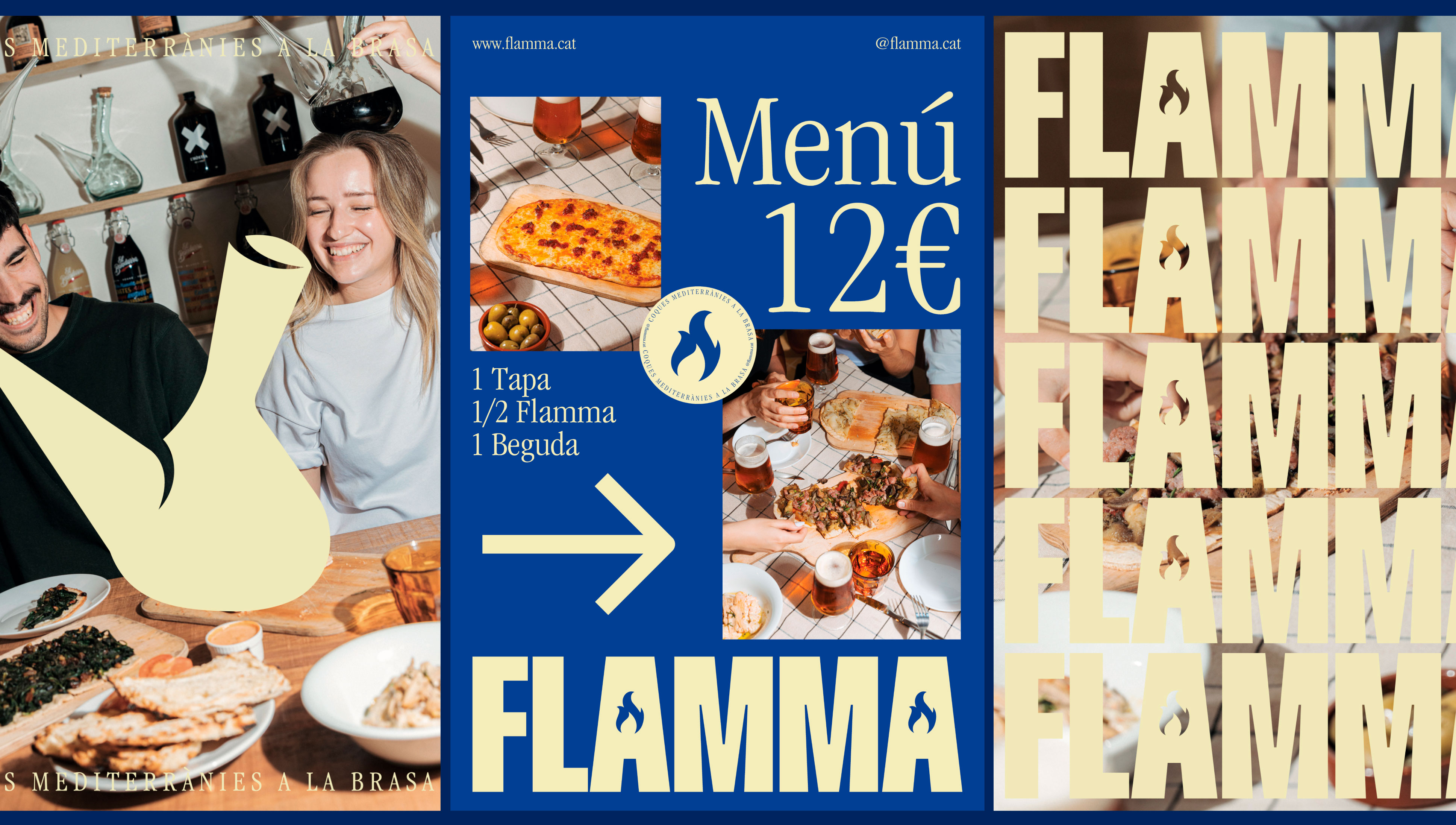 Plakton Flamma Logo and Icon layouts